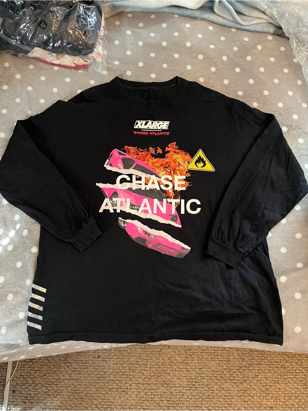 XLARGE Chase Atlantic Graphic Black Long Sleeve Tee